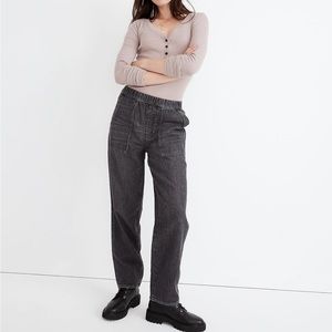 Madewell Pull-On Relaxed Jean in Chelford Wash XXS